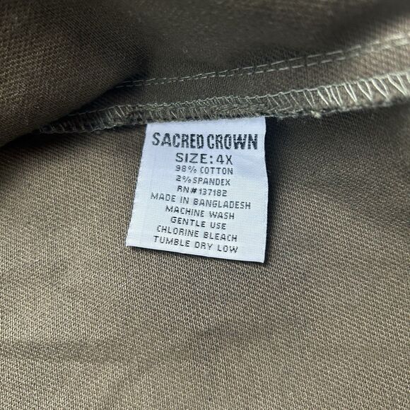 Sacred Crown Men's 4XL Painted Camo Jacket Battle - Graffiti Trucker NWT - Picture 7 of 10